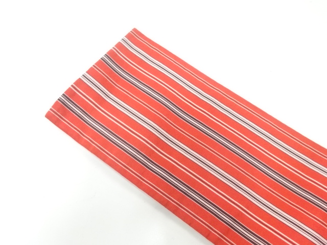  本場筑前博多縞模様織出し半幅帯